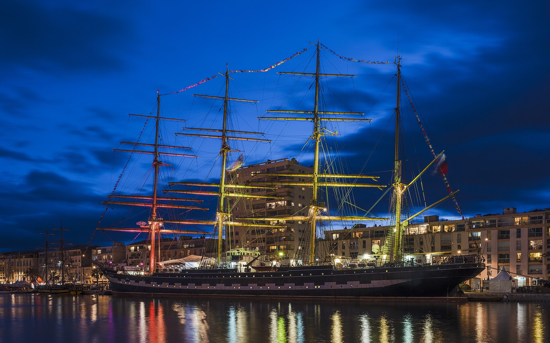 City Kruzenshtern (Ship, 1926) Sète 02 Full HD Wallpaper #3738