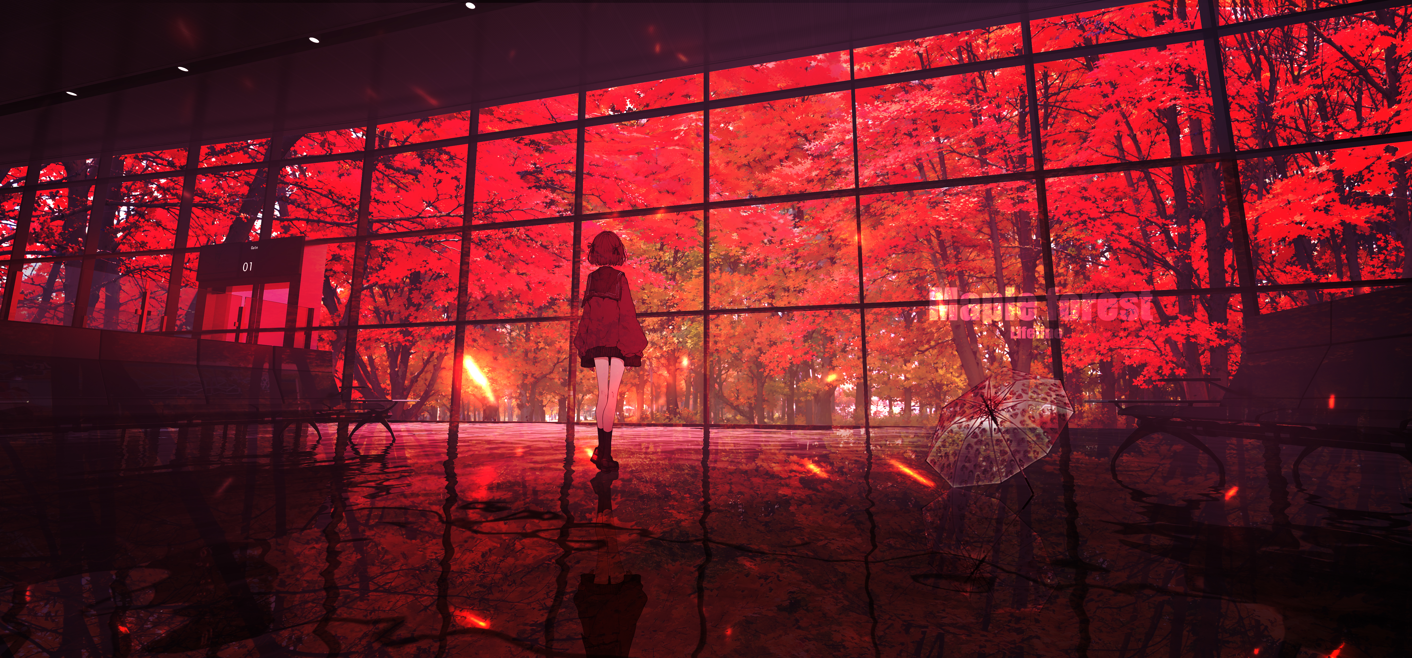 Landscape Anime 4K Wallpaper #2740