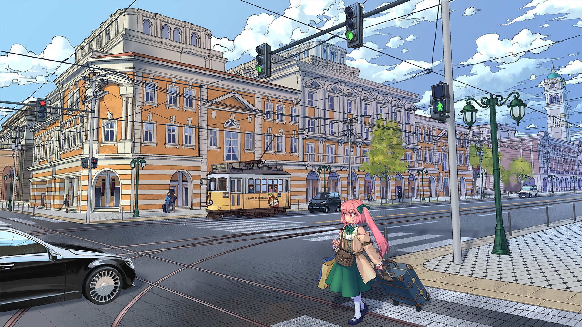 Landscape Anime Full HD Wallpaper #2735