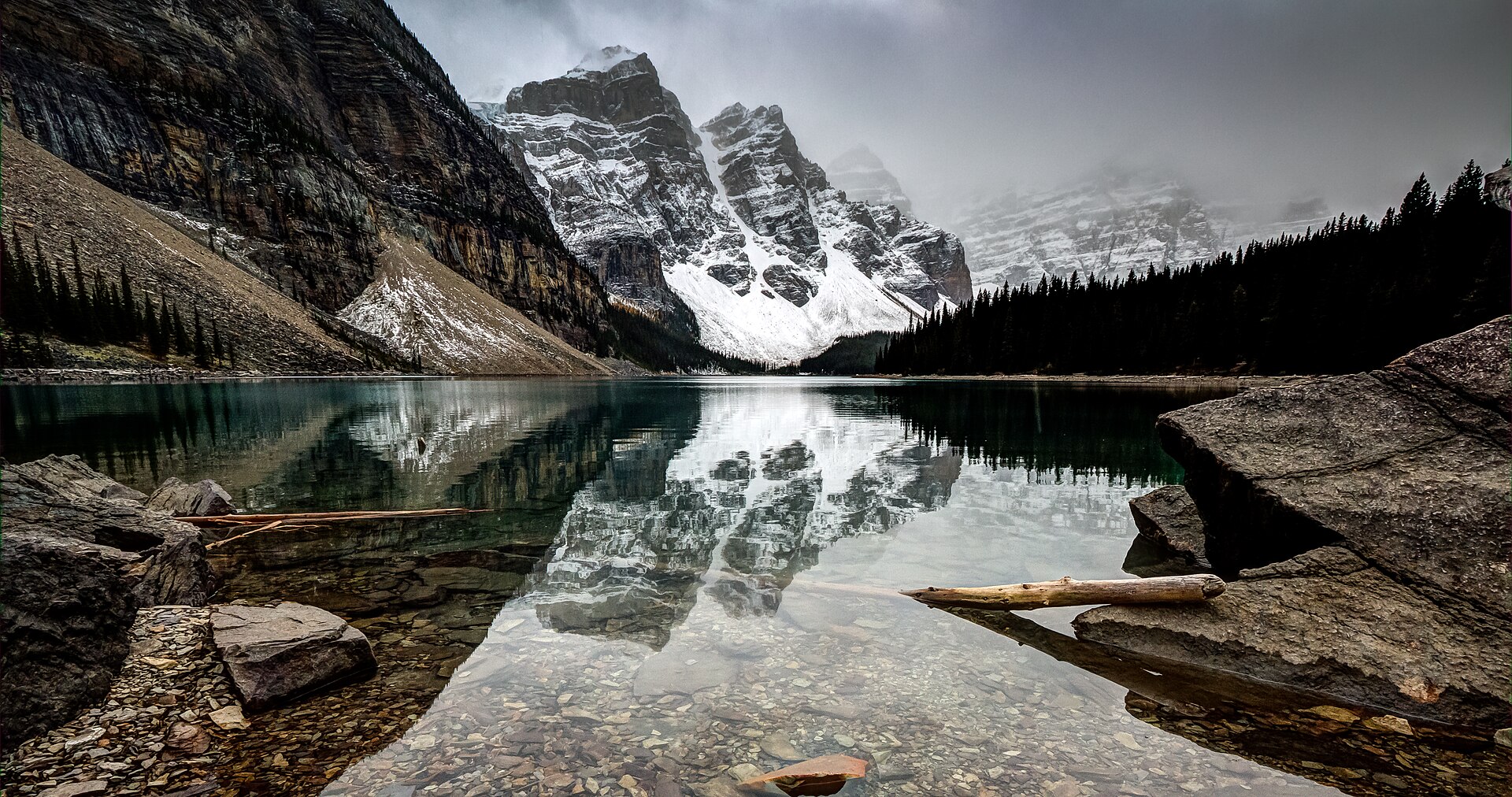 Mobile Wallpaper Moraine Lake Reflection Full HD Wallpaper #3403